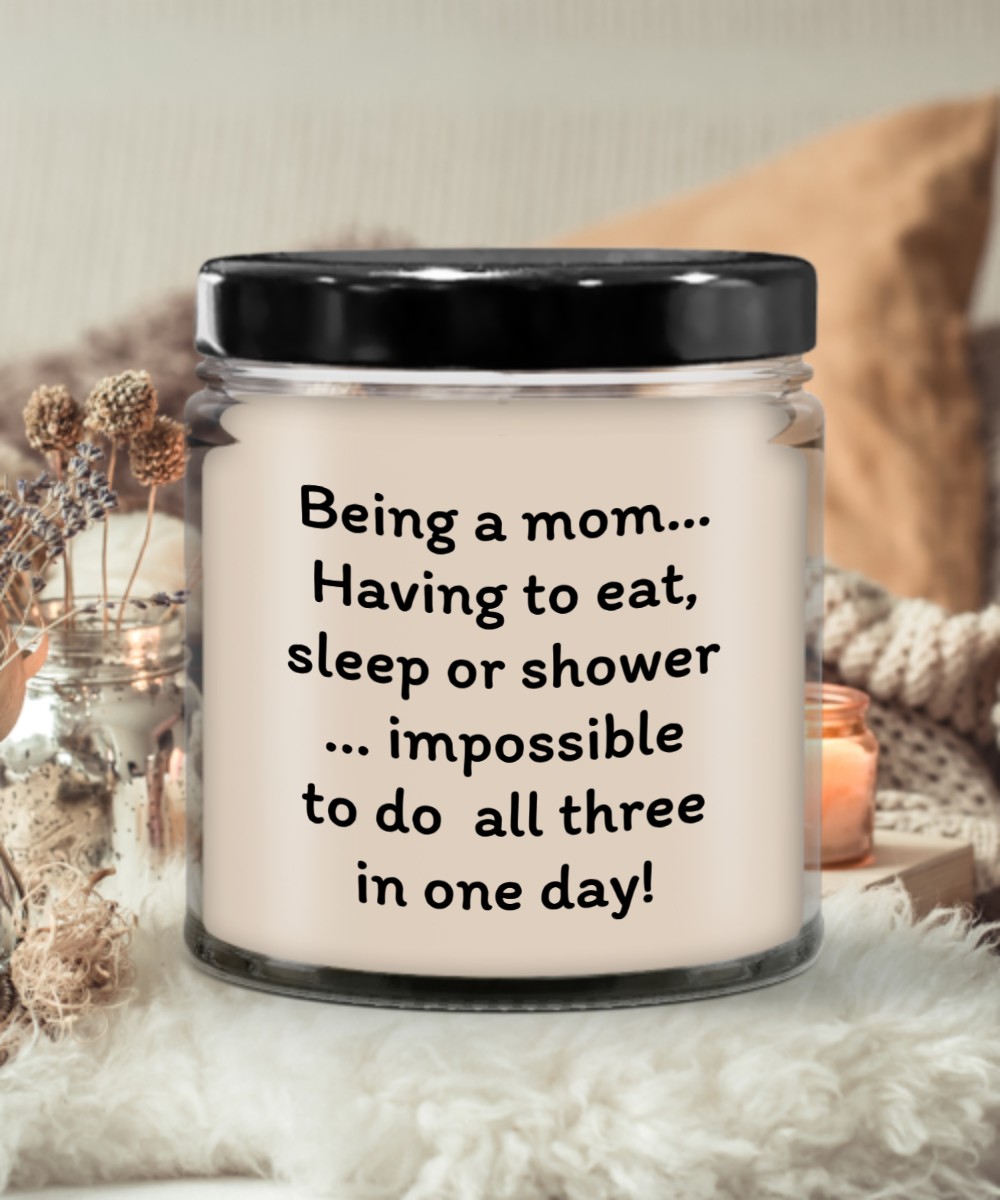 Mom's Laughter Light - Humorous Mother's Day Candle