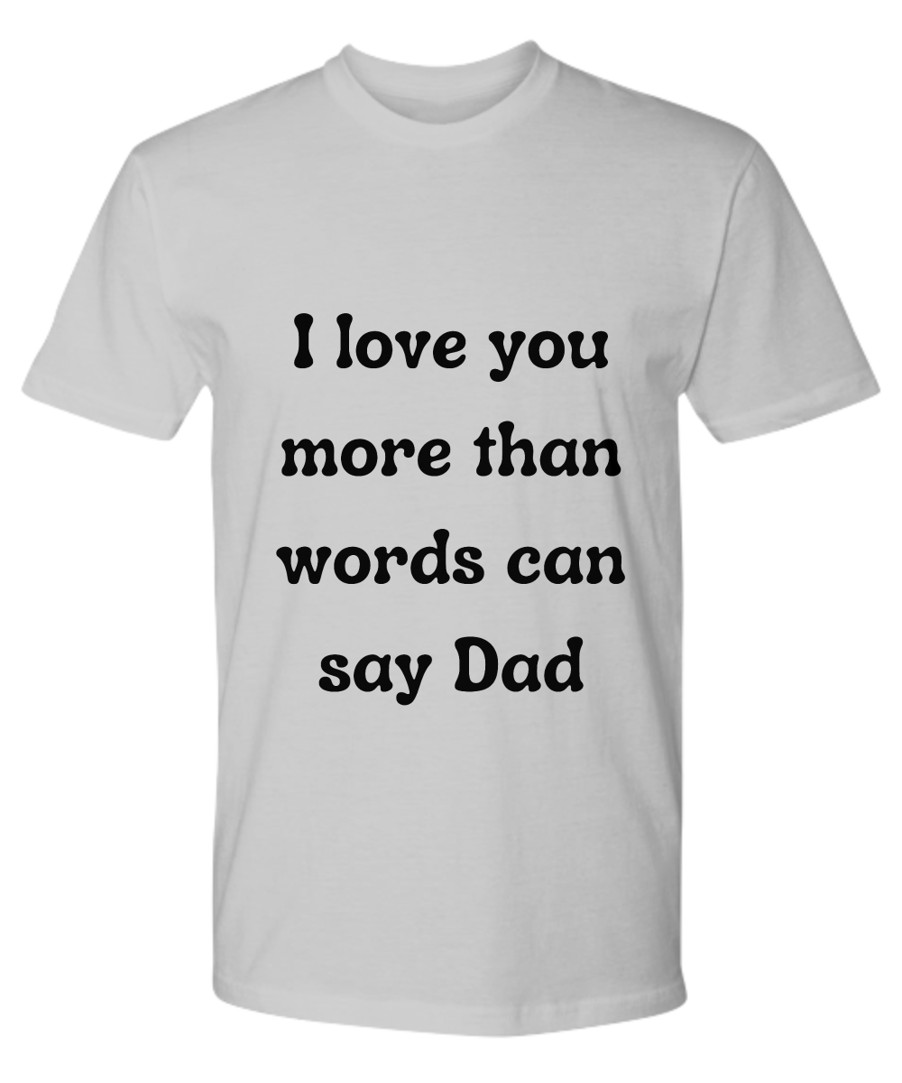 Embrace Heartfelt Moments:  Discover Our Father's Day Sentimental Range of Premium T-Shirts