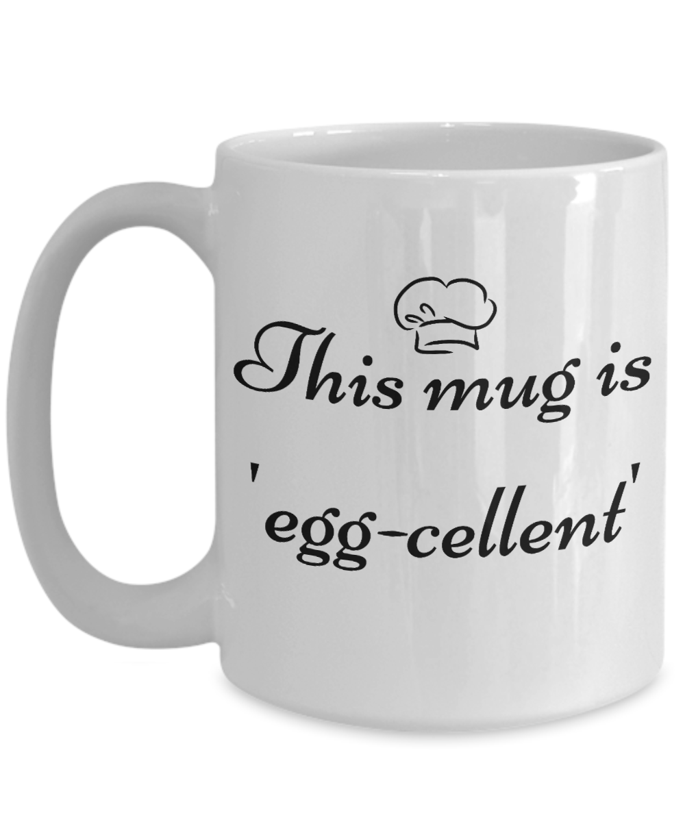 Start Your Morning with a Smile:  Discover Our Chef-Inspired Humorous Mugs!