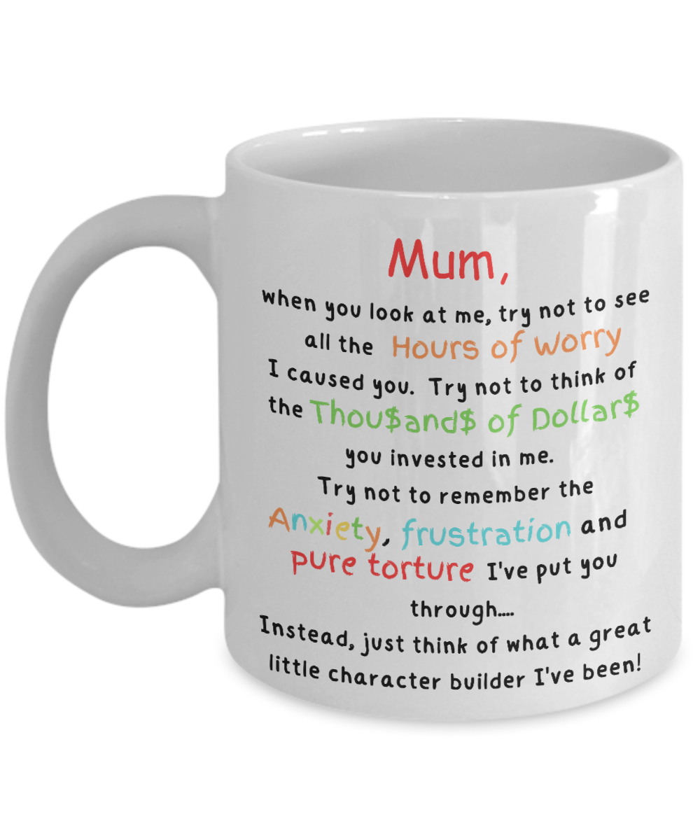 Laugh & Sip:  Delightful Character Builder Mugs for Mum - Perfect for Every Sip & Smile!