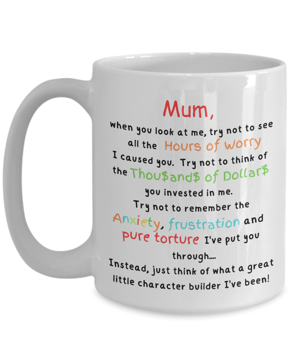 Laugh & Sip:  Delightful Character Builder Mugs for Mum - Perfect for Every Sip & Smile!