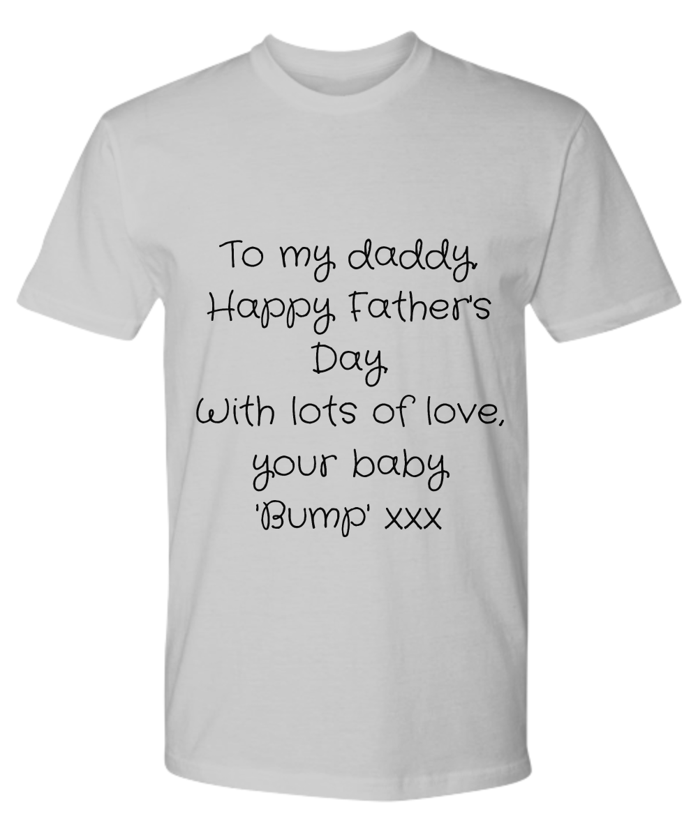 Father's Day T-shirt, Father's Day Tee, Gifts for Dad, Father's Day Ideas, Father's Day 'Bump'