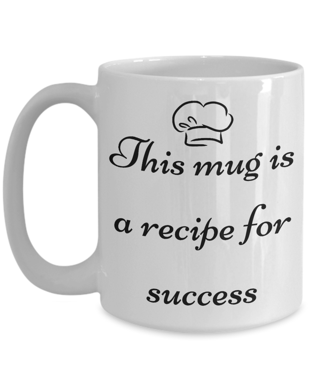 Start Your Morning with a Smile:  Discover Our Chef-Inspired Humorous Mugs!