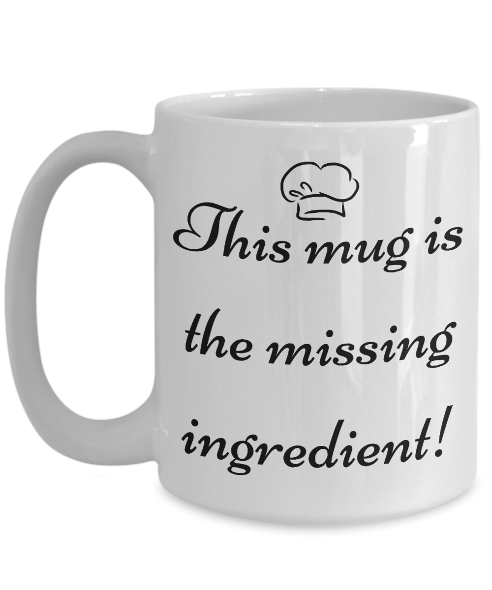 Start Your Morning with a Smile:  Discover Our Chef-Inspired Humorous Mugs!