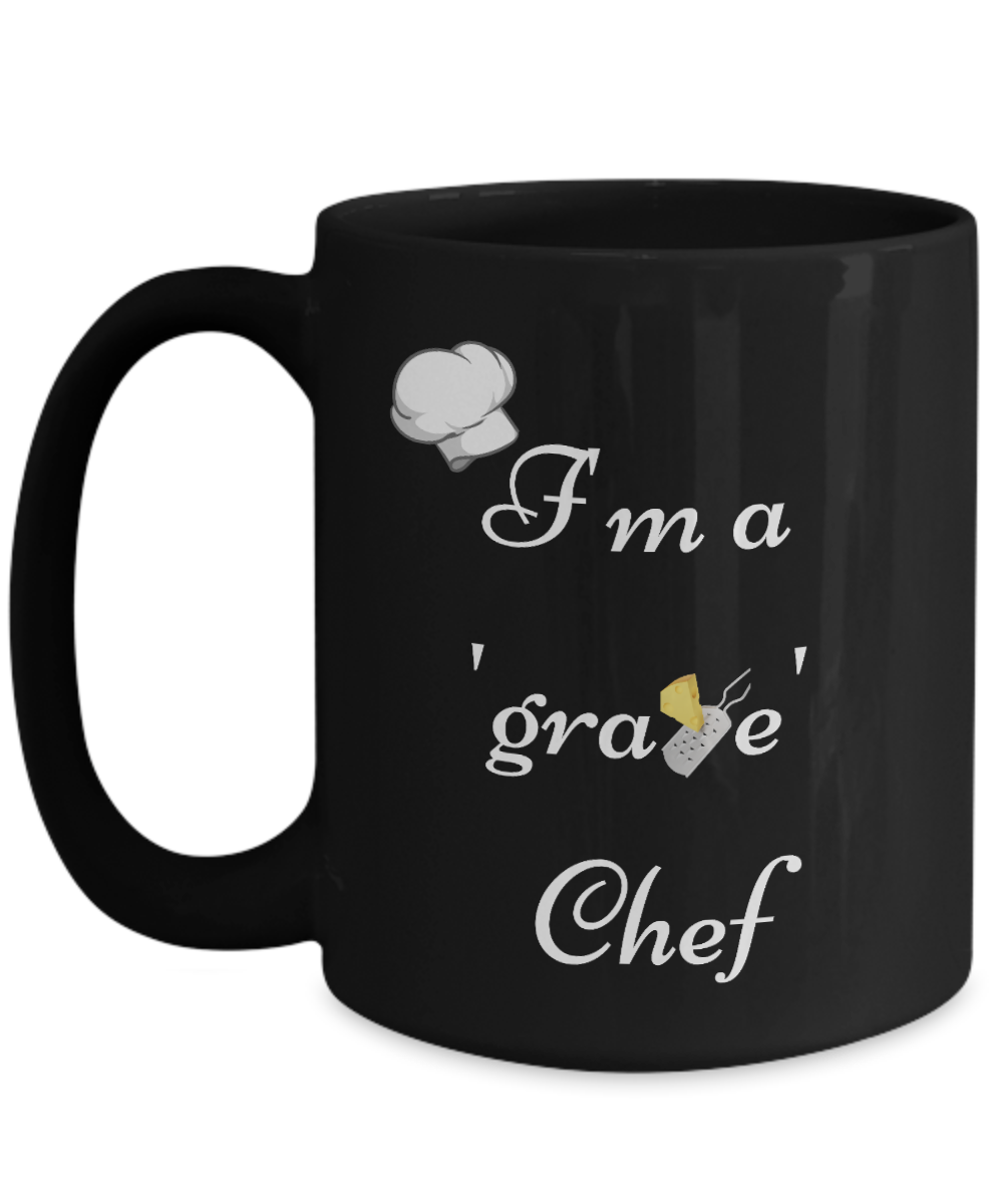 Start Your Morning with a Smile:  Discover Our Chef-Inspired Humorous Mugs!