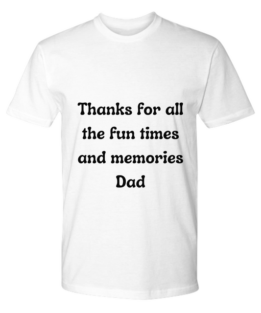 Embrace Heartfelt Moments:  Discover Our Father's Day Sentimental Range of Premium T-Shirts