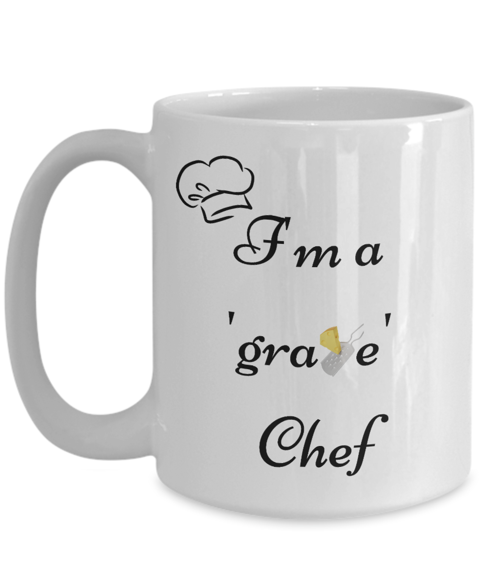 Start Your Morning with a Smile:  Discover Our Chef-Inspired Humorous Mugs!