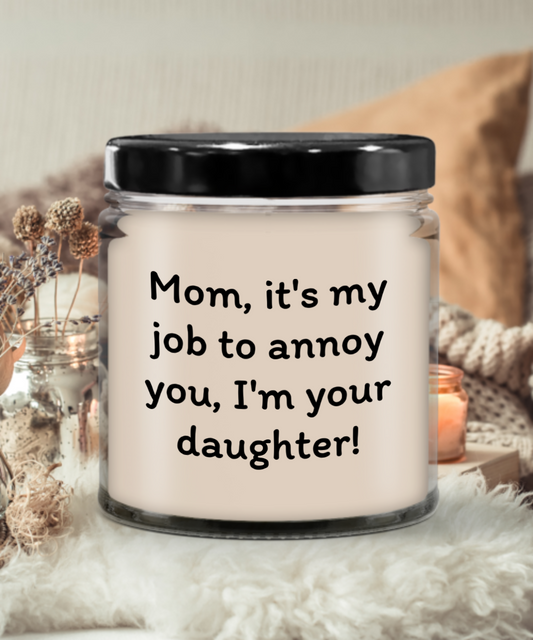 Mom's Laughter Light - Humorous Mother's Day Candle