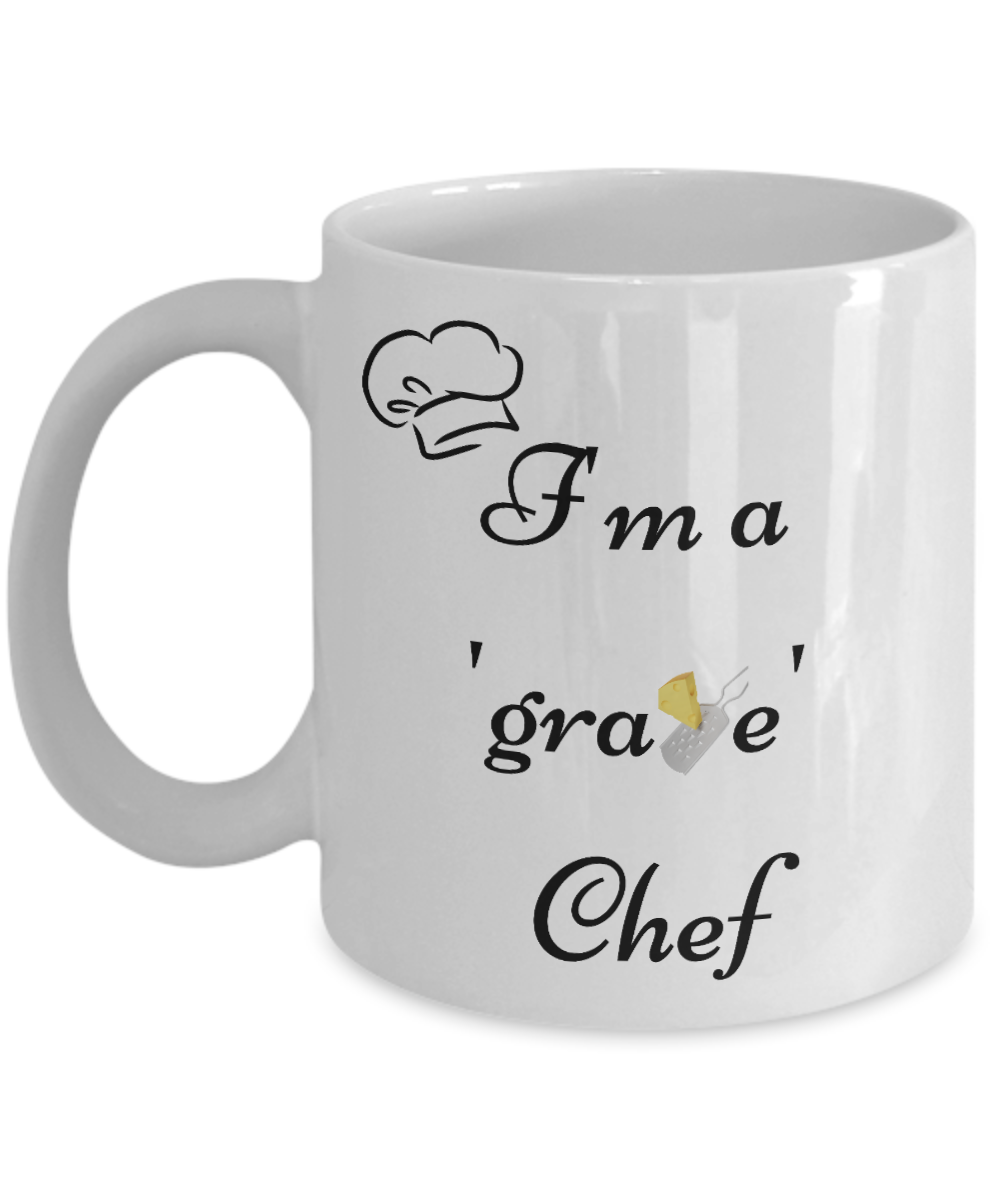 Start Your Morning with a Smile:  Discover Our Chef-Inspired Humorous Mugs!