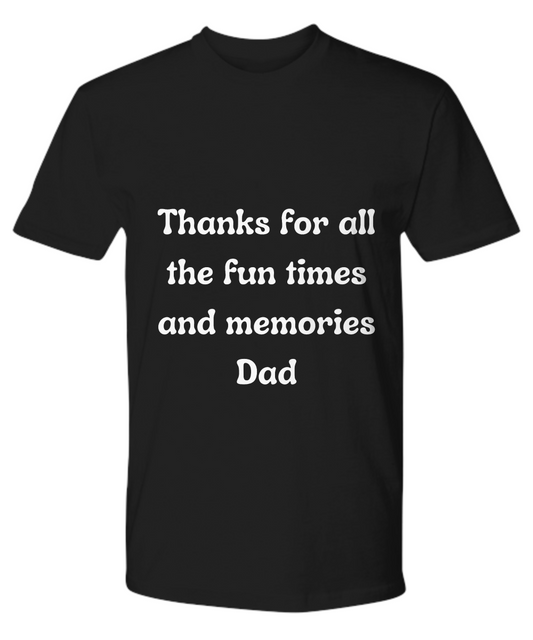 Embrace Heartfelt Moments:  Discover Our Father's Day Sentimental Range of Premium T-Shirts