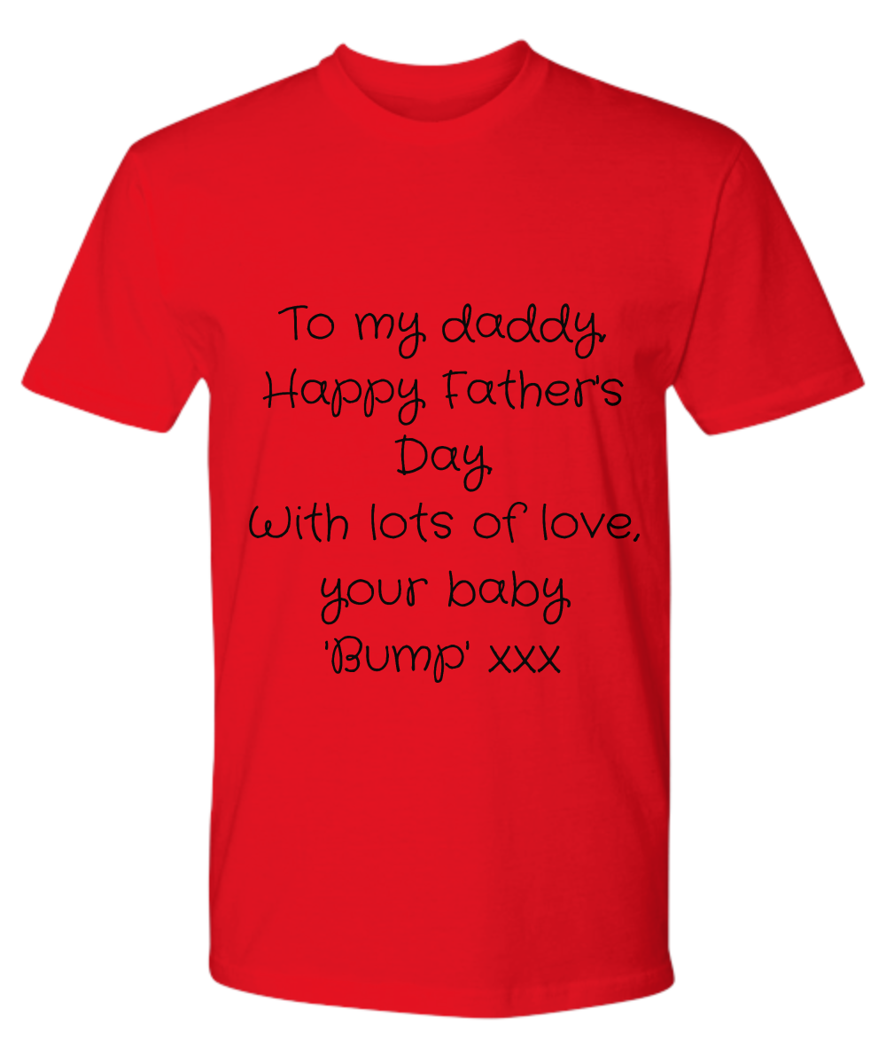 Father's Day T-shirt, Father's Day Tee, Gifts for Dad, Father's Day Ideas, Father's Day 'Bump'