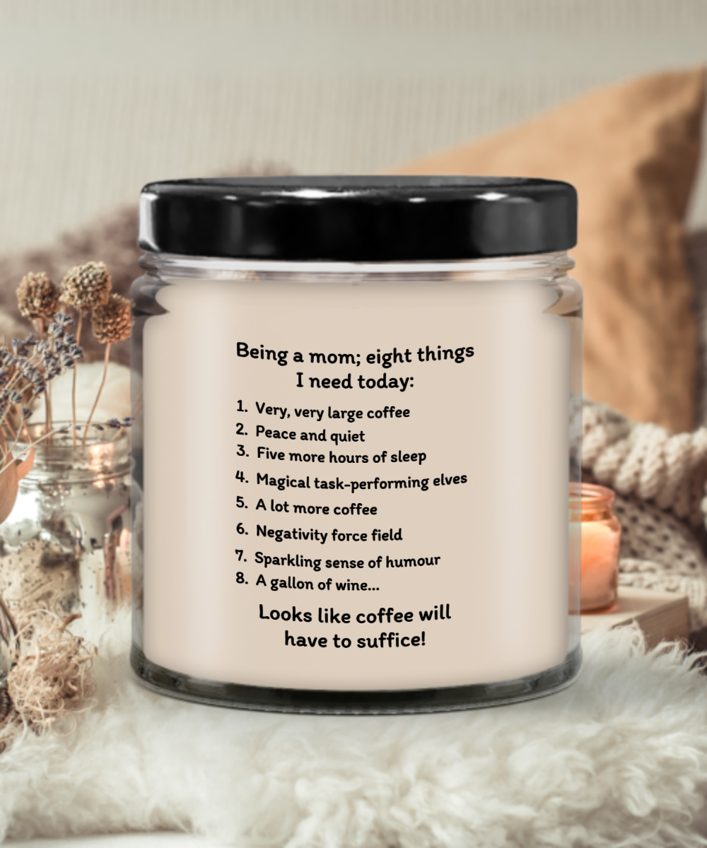 Mom's Laughter Light - Humorous Mother's Day Candle