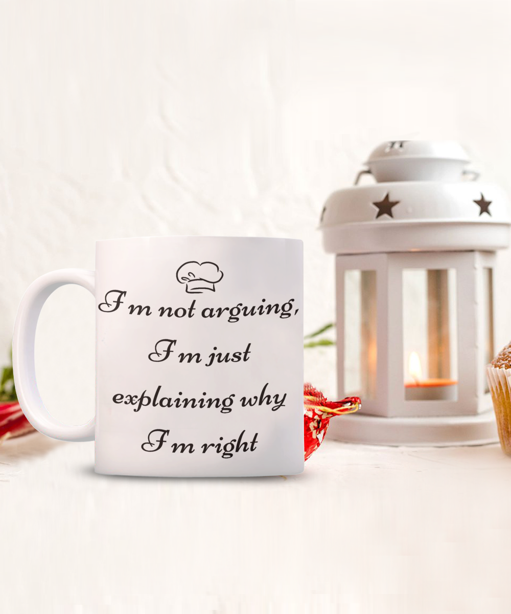 Start Your Morning with a Smile:  Discover Our Chef-Inspired Humorous Mugs!