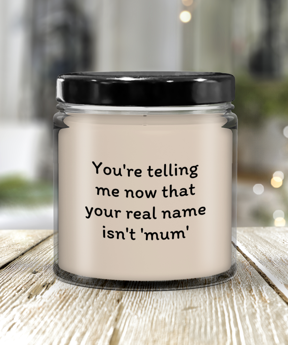 Mom's Laughter Light - Humorous Mother's Day Candle