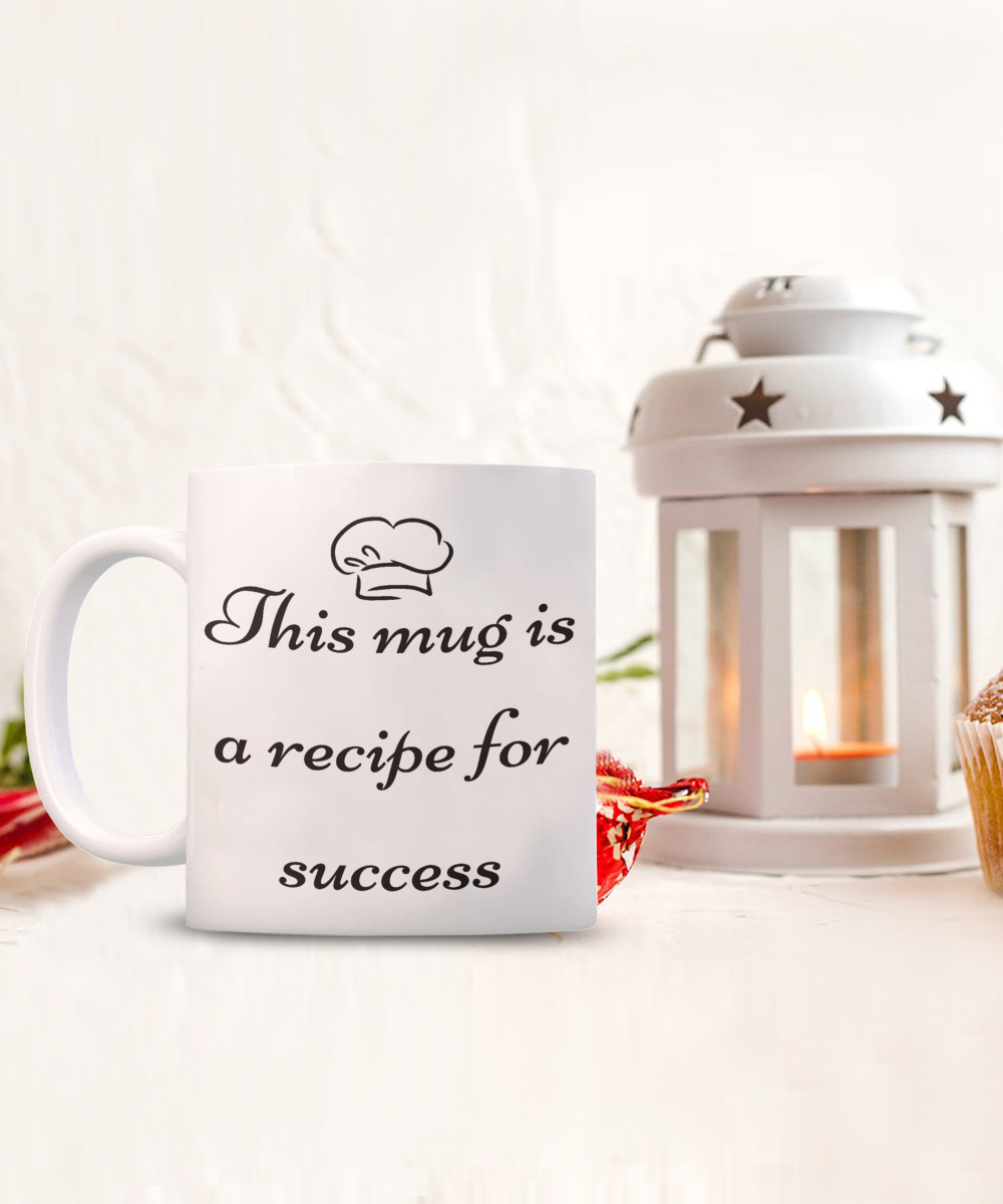 Start Your Morning with a Smile:  Discover Our Chef-Inspired Humorous Mugs!