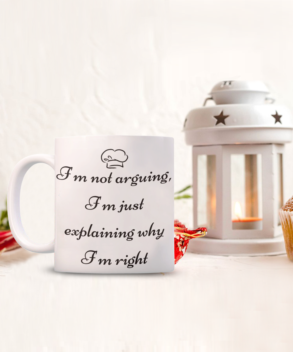 Start Your Morning with a Smile:  Discover Our Chef-Inspired Humorous Mugs!