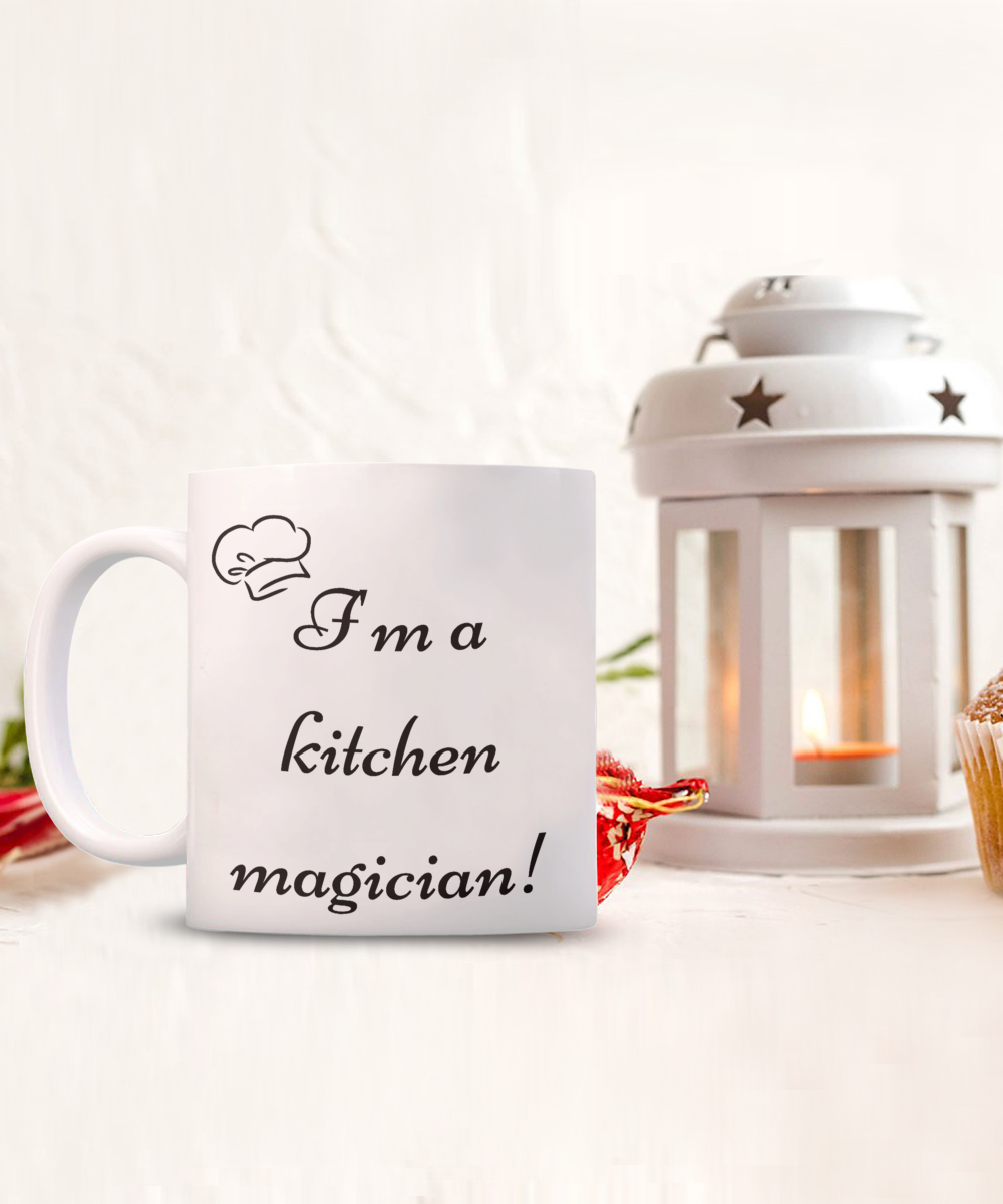 Start Your Morning with a Smile:  Discover Our Chef-Inspired Humorous Mugs!