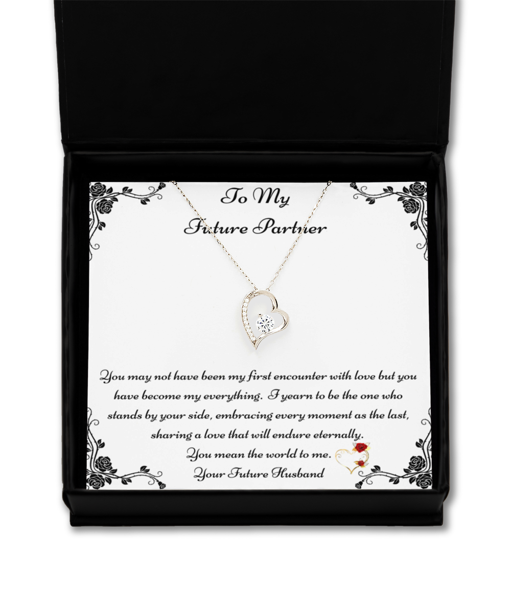 My Future Partner Gift, Future Wife Necklace, Fiancée Necklace, Heart Knot Gold, Heart Knot Silver, Love Knot Rose Gold, Love Knot Silver, Solitaire Crystal, Double Crystal Circle, Crystal Gold Cross, Jewelry, Jewellery