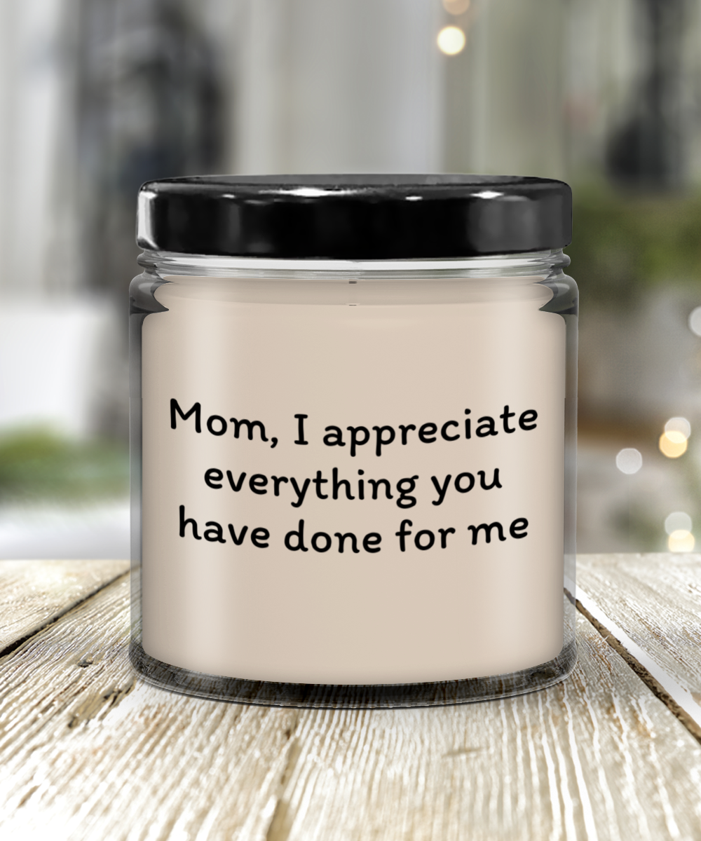 Mom's Laughter Light - Humorous Mother's Day Candle