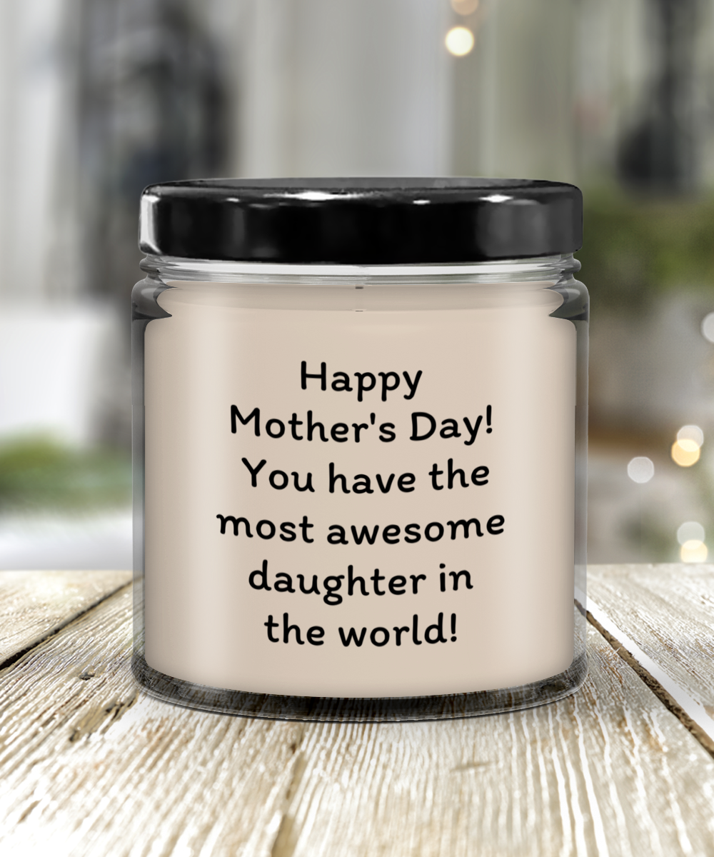 Mom's Laughter Light - Humorous Mother's Day Candle