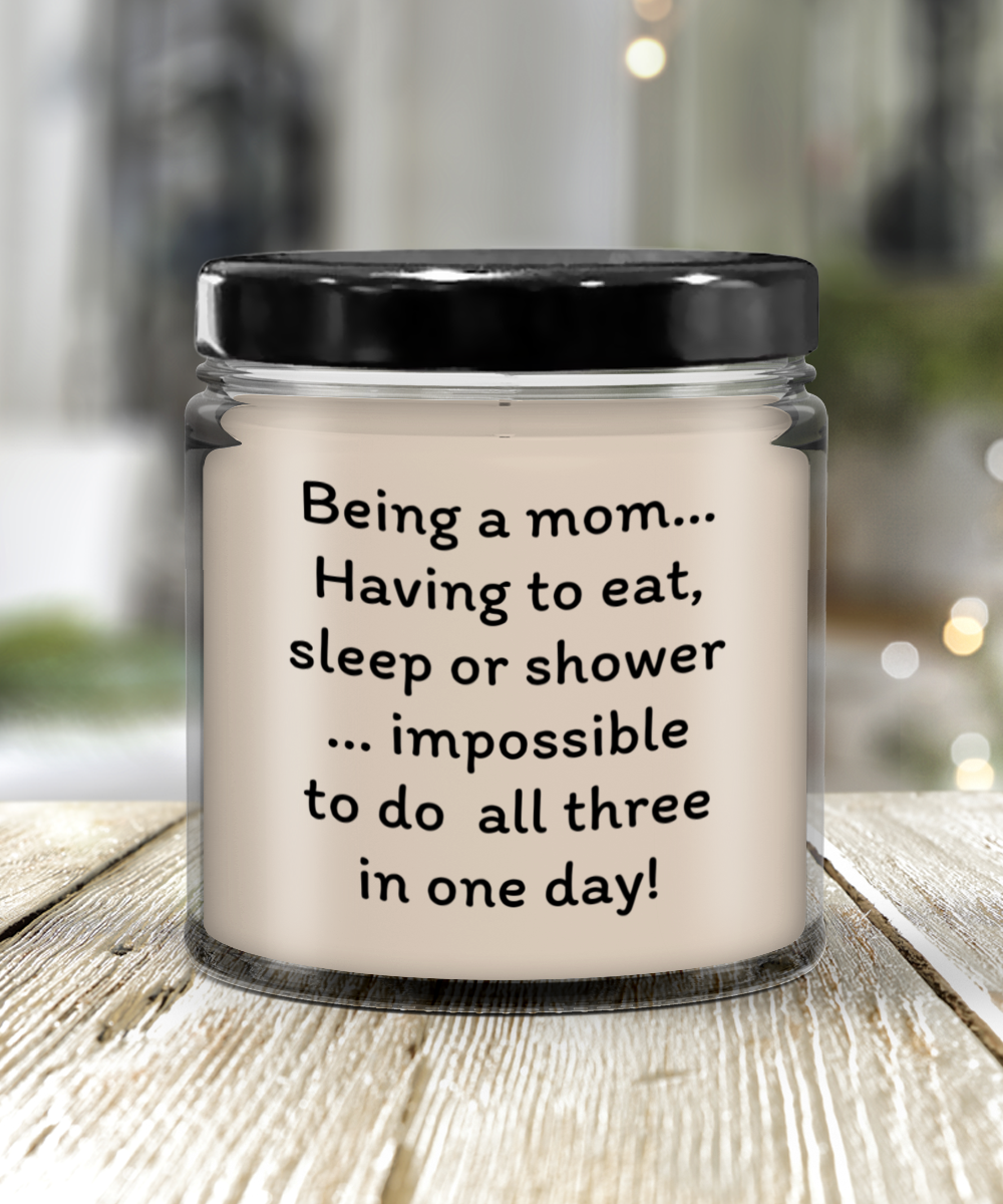 Mom's Laughter Light - Humorous Mother's Day Candle