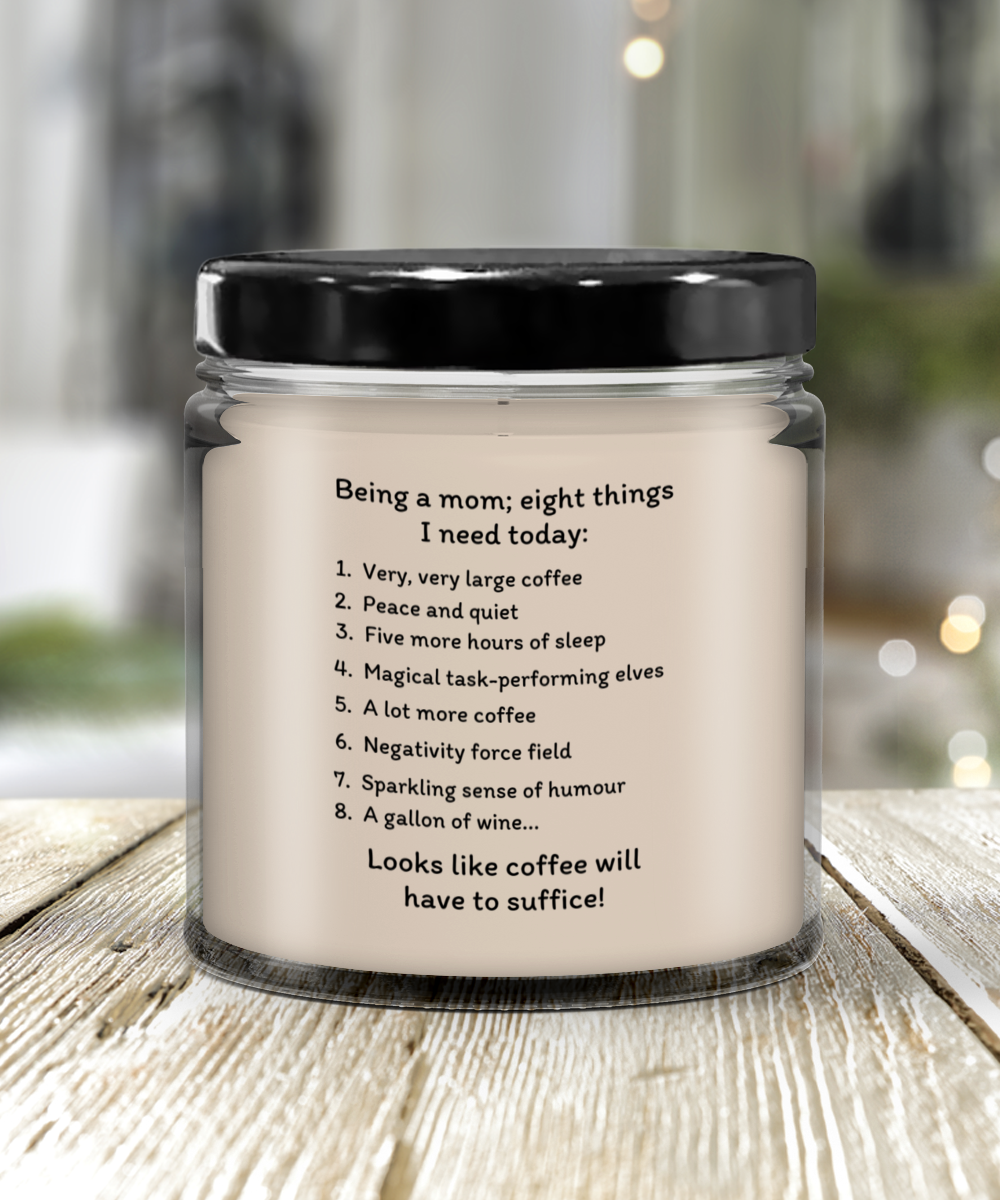 Mom's Laughter Light - Humorous Mother's Day Candle