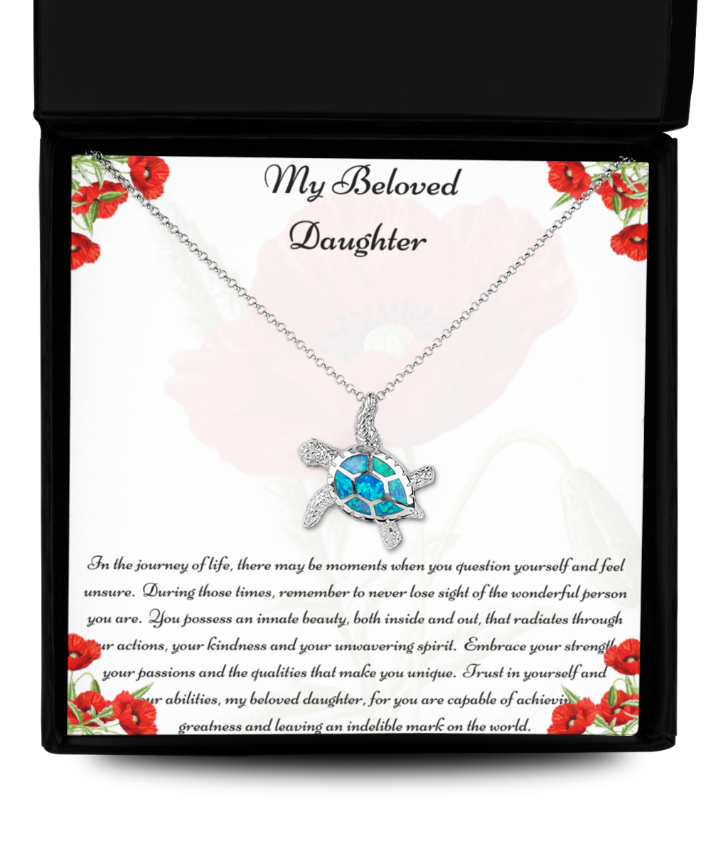 My Beloved Daughter, Daughter Necklace, Jewelry for Daughter, Jewellery for Daughter, Necklace for Daughter, Gifts for Daughter, Birthday Gifts, Special Occasion Gifts, Daughter Special Occasion, Graduation Gifts