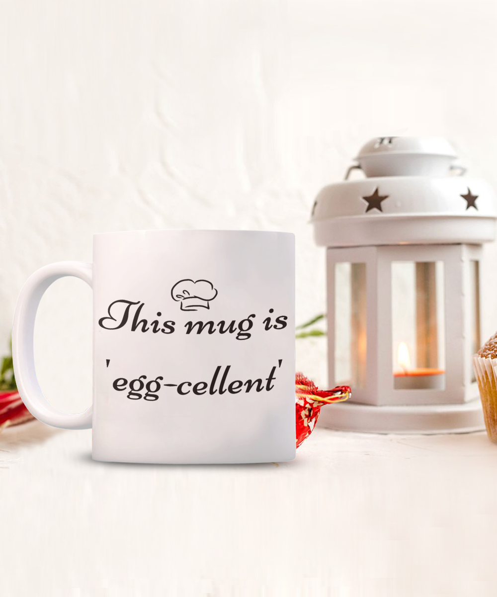 Start Your Morning with a Smile:  Discover Our Chef-Inspired Humorous Mugs!