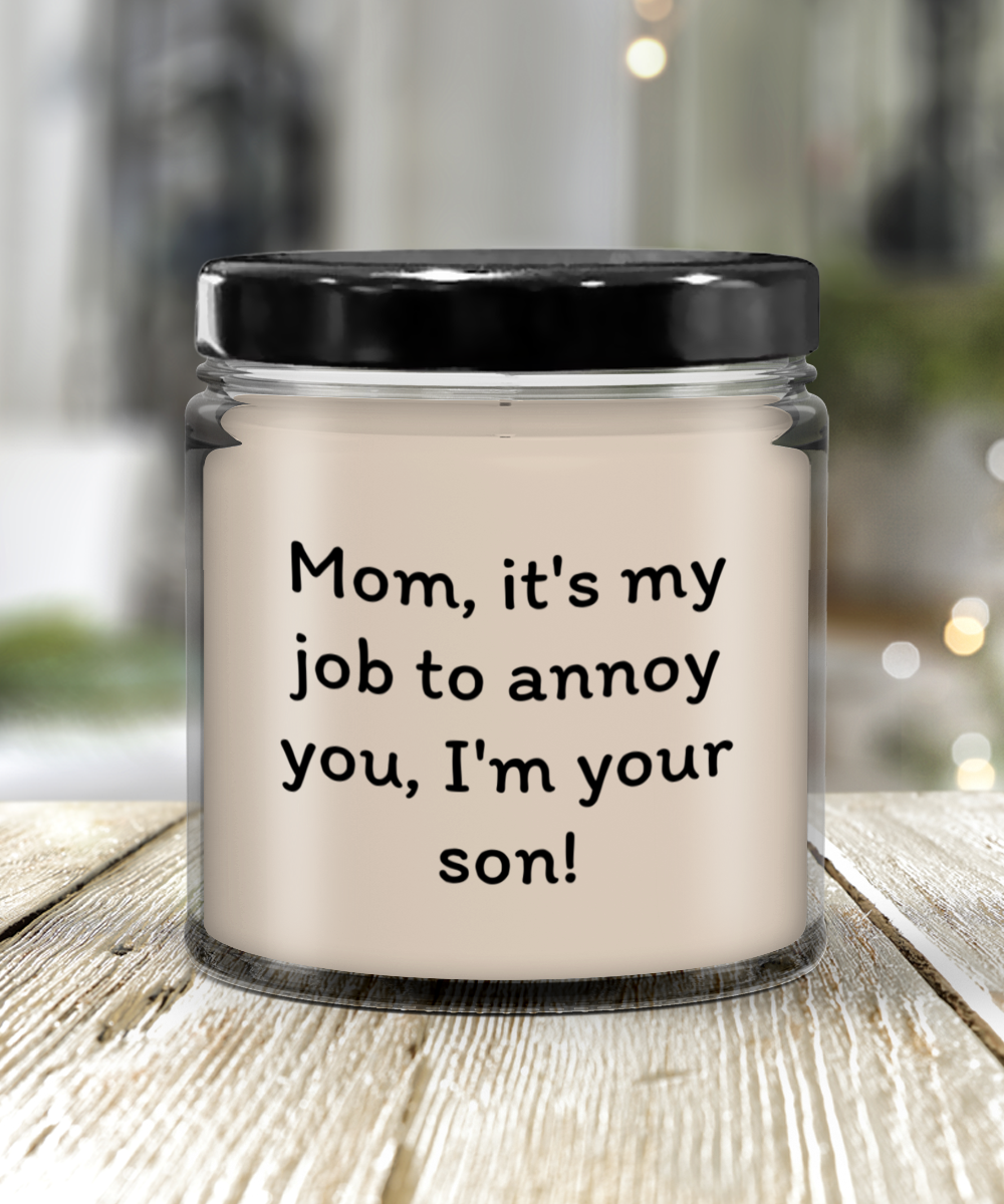 Mom's Laughter Light - Humorous Mother's Day Candle