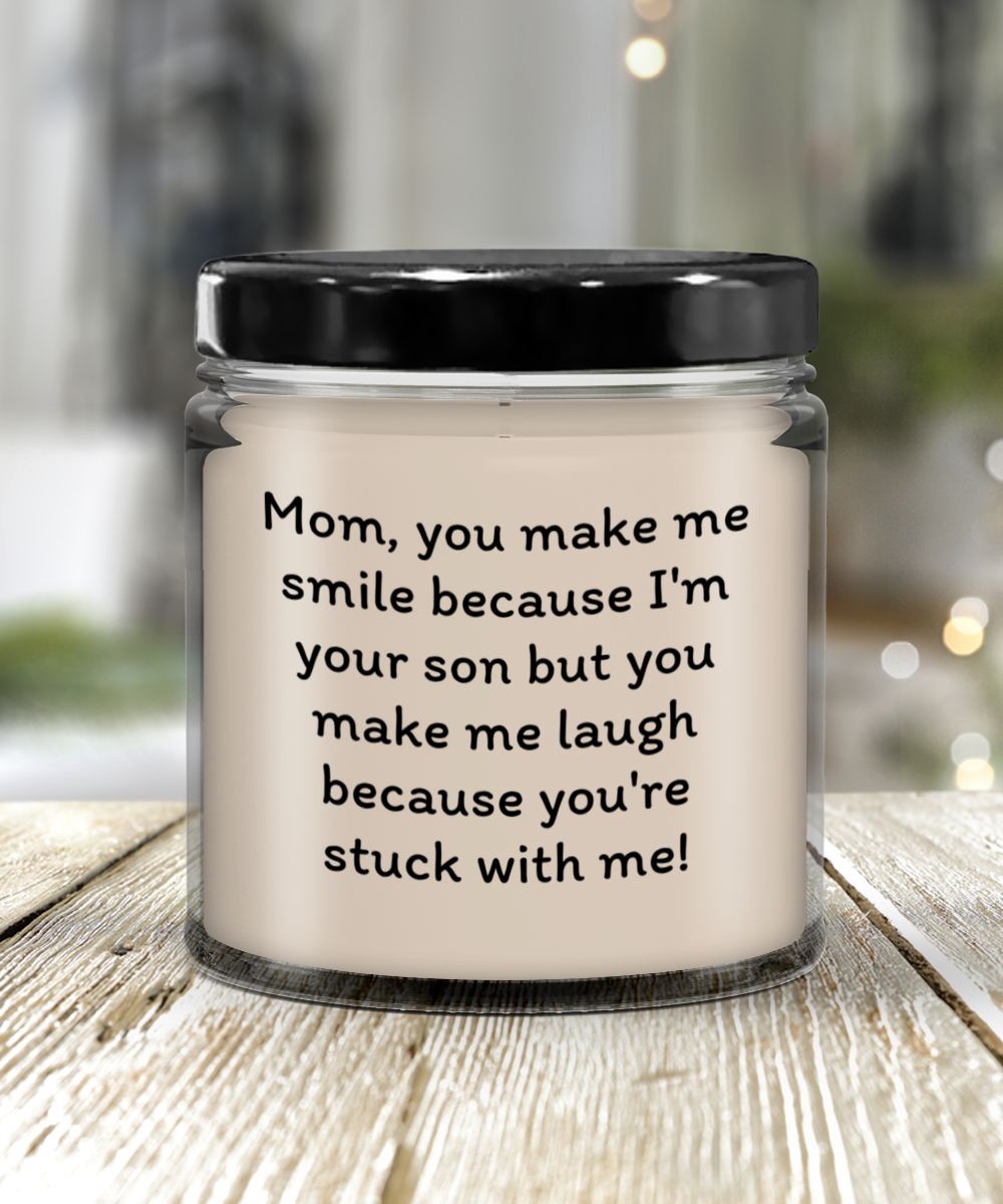 Mom's Laughter Light - Humorous Mother's Day Candle