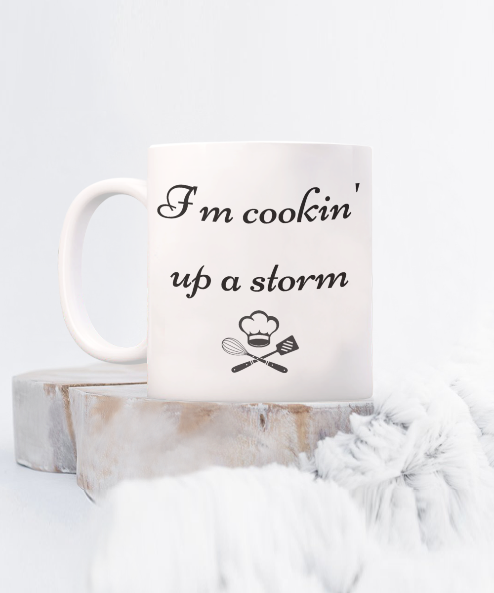 Start Your Morning with a Smile:  Discover Our Chef-Inspired Humorous Mugs!