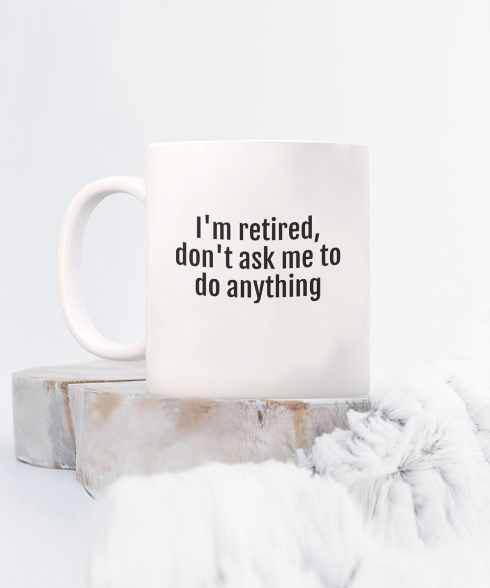 Cheers to Retirement:  Durable & Humorous Mugs for the Perfect Send-Off!