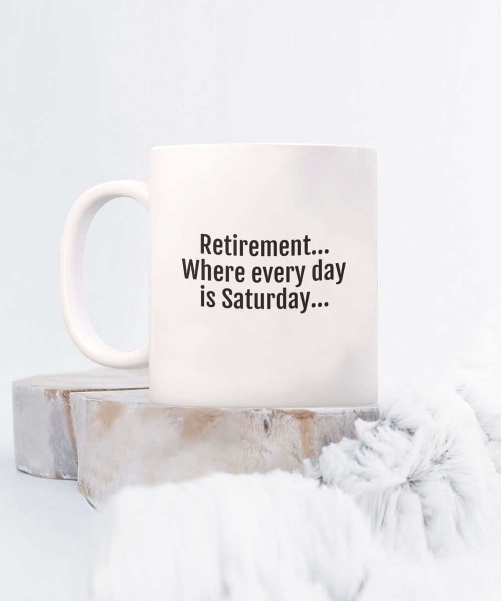 Cheers to Retirement:  Durable & Humorous Mugs for the Perfect Send-Off!