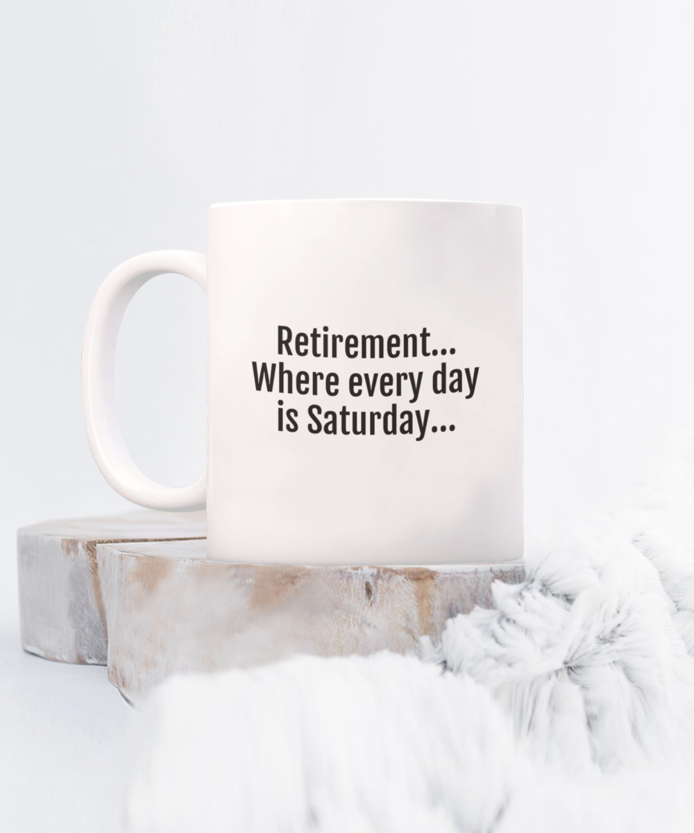 Cheers to Retirement:  Durable & Humorous Mugs for the Perfect Send-Off!