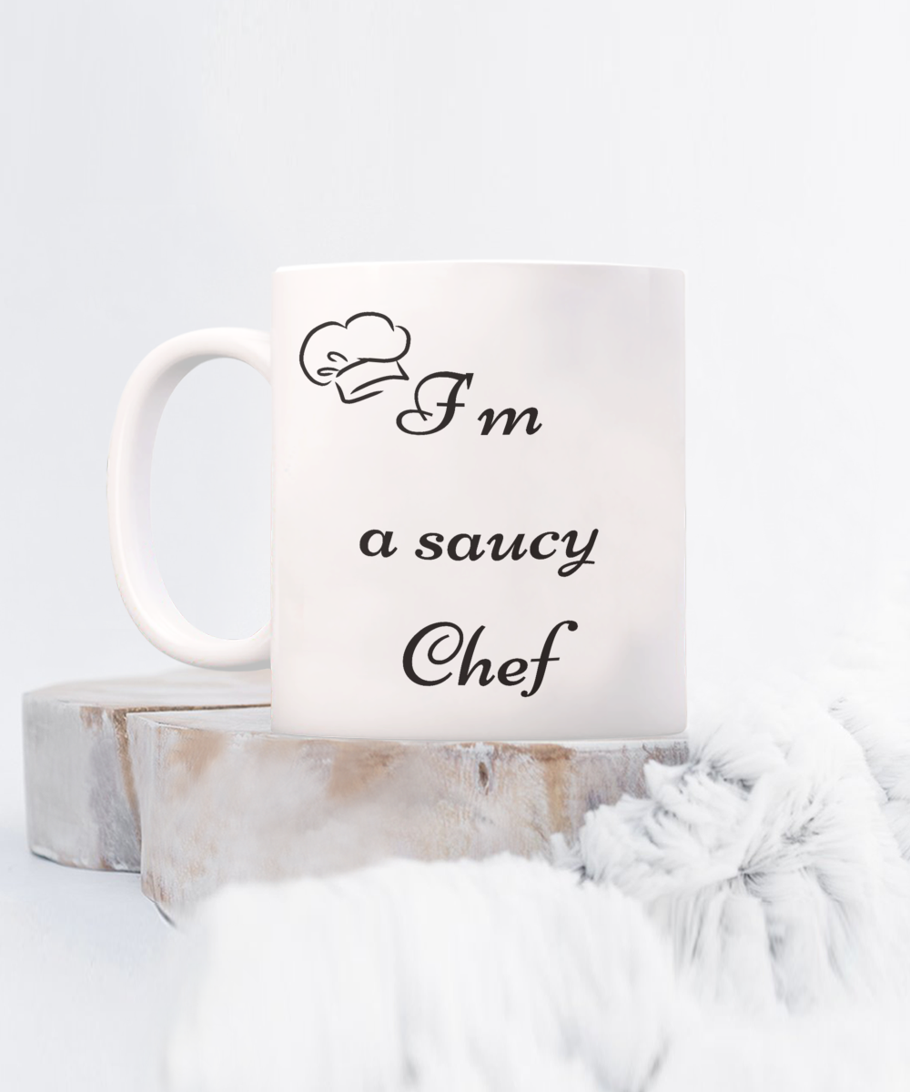 Start Your Morning with a Smile:  Discover Our Chef-Inspired Humorous Mugs!