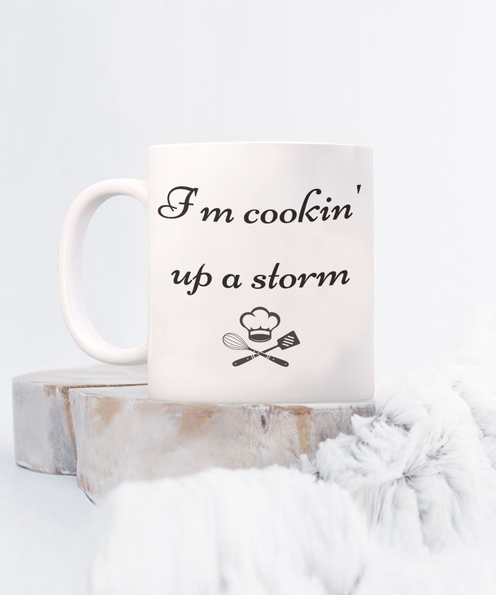 Start Your Morning with a Smile:  Discover Our Chef-Inspired Humorous Mugs!