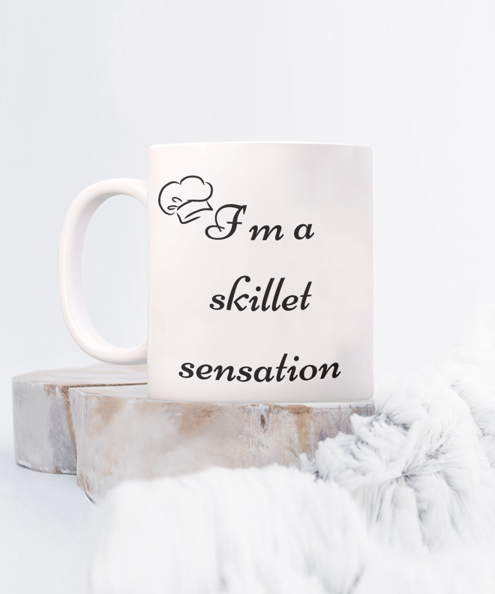 Start Your Morning with a Smile:  Discover Our Chef-Inspired Humorous Mugs!