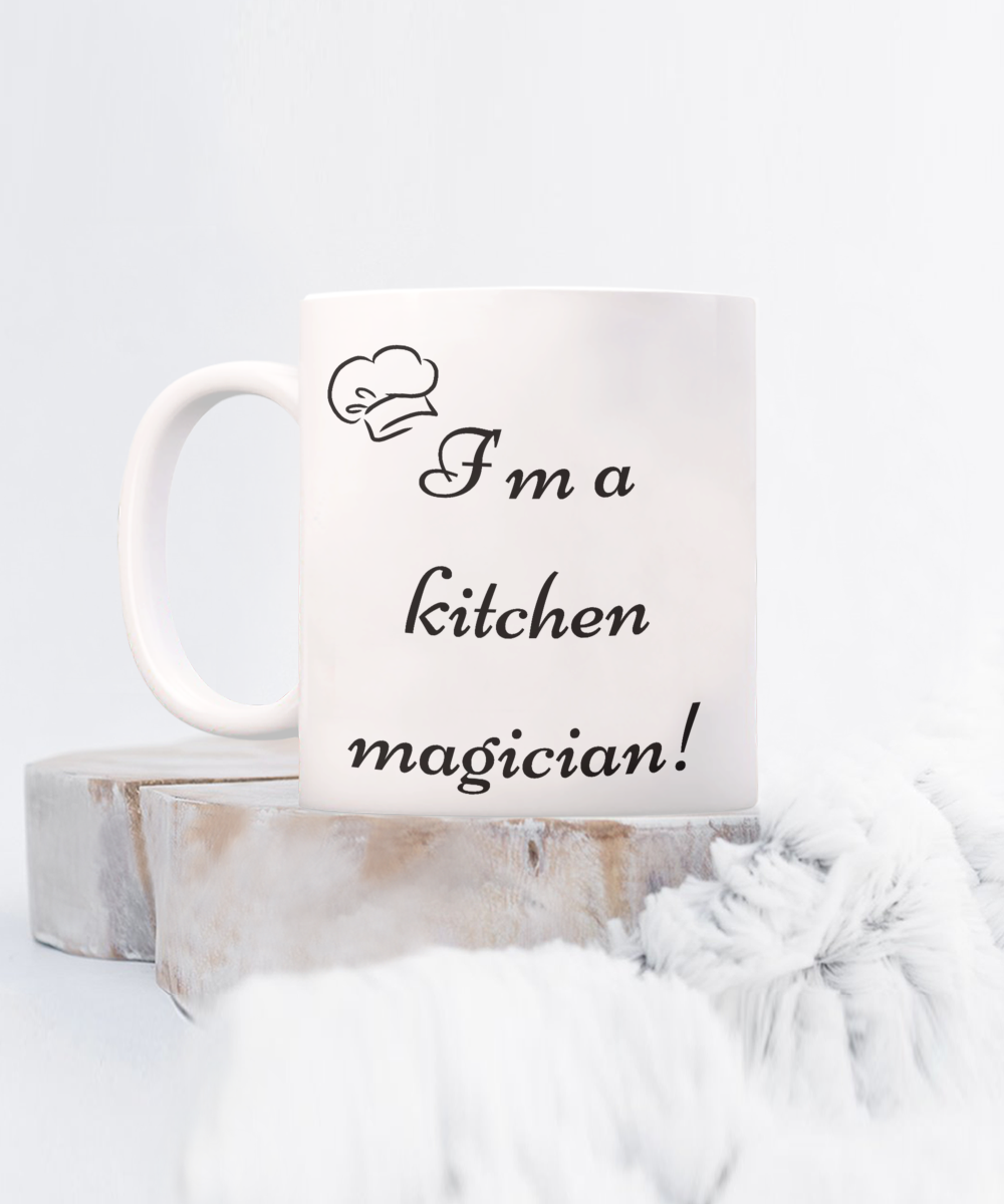 Start Your Morning with a Smile:  Discover Our Chef-Inspired Humorous Mugs!