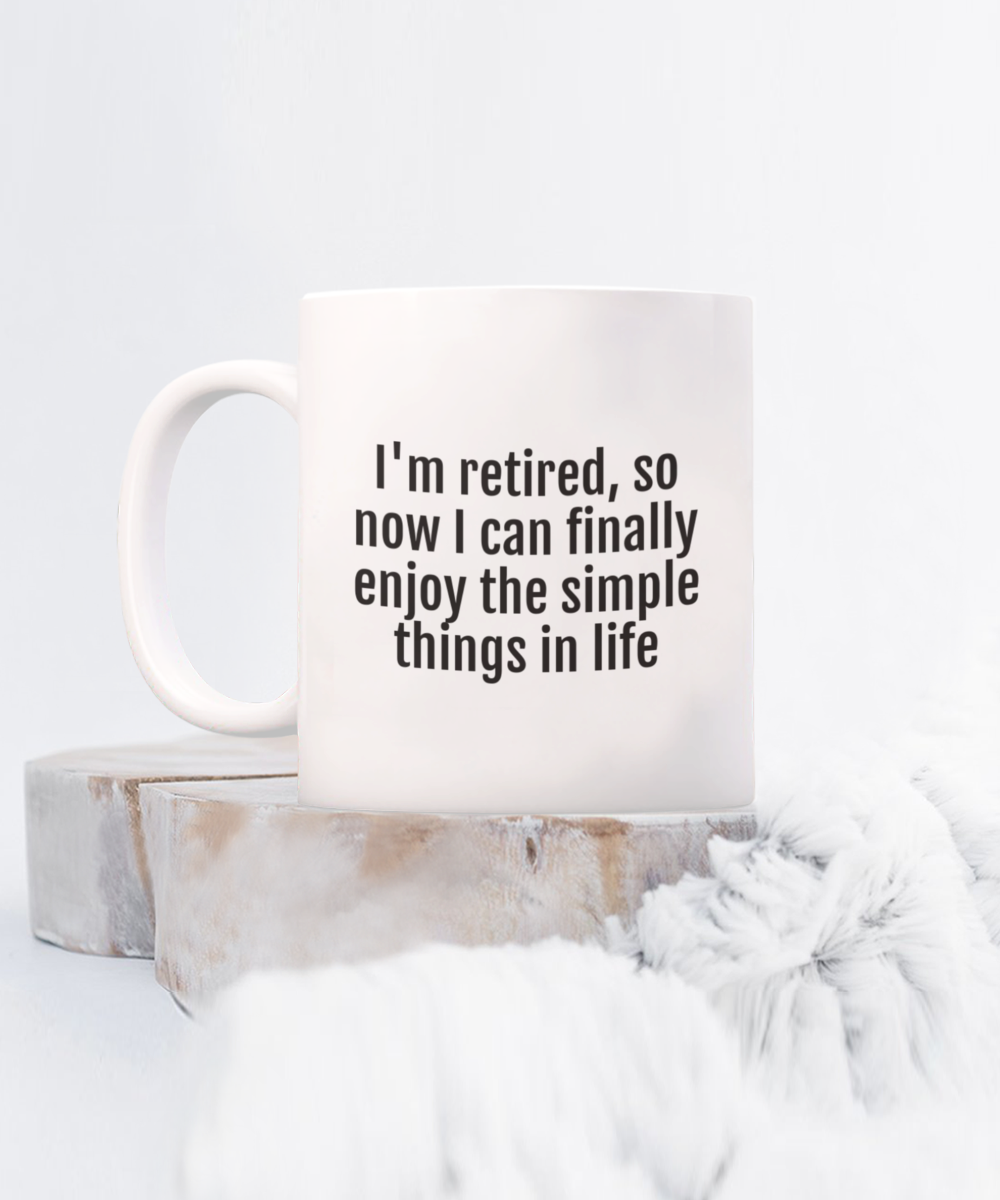 Cheers to Retirement:  Durable & Humorous Mugs for the Perfect Send-Off!