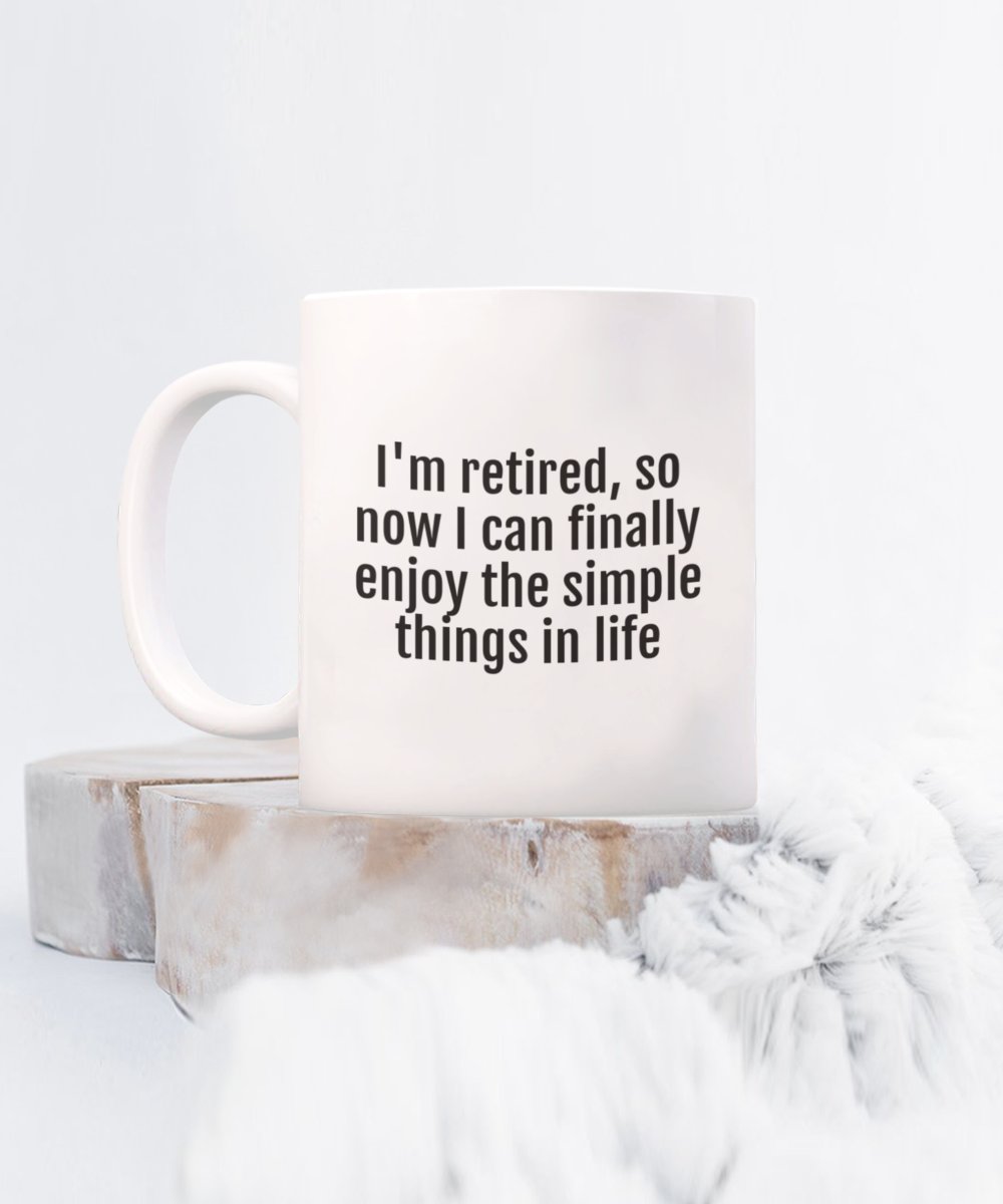 Cheers to Retirement:  Durable & Humorous Mugs for the Perfect Send-Off!