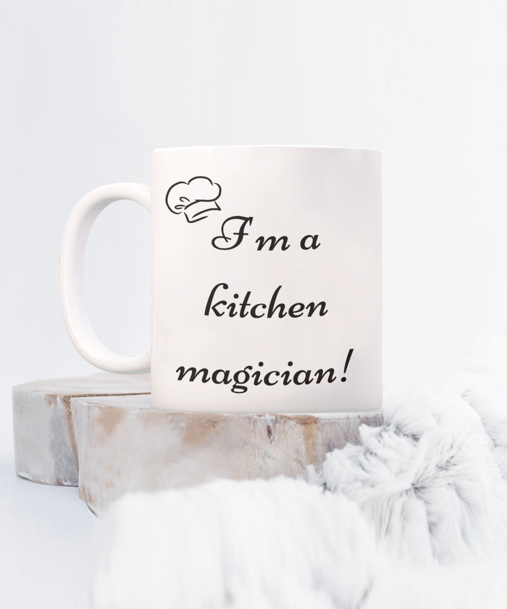 Start Your Morning with a Smile:  Discover Our Chef-Inspired Humorous Mugs!