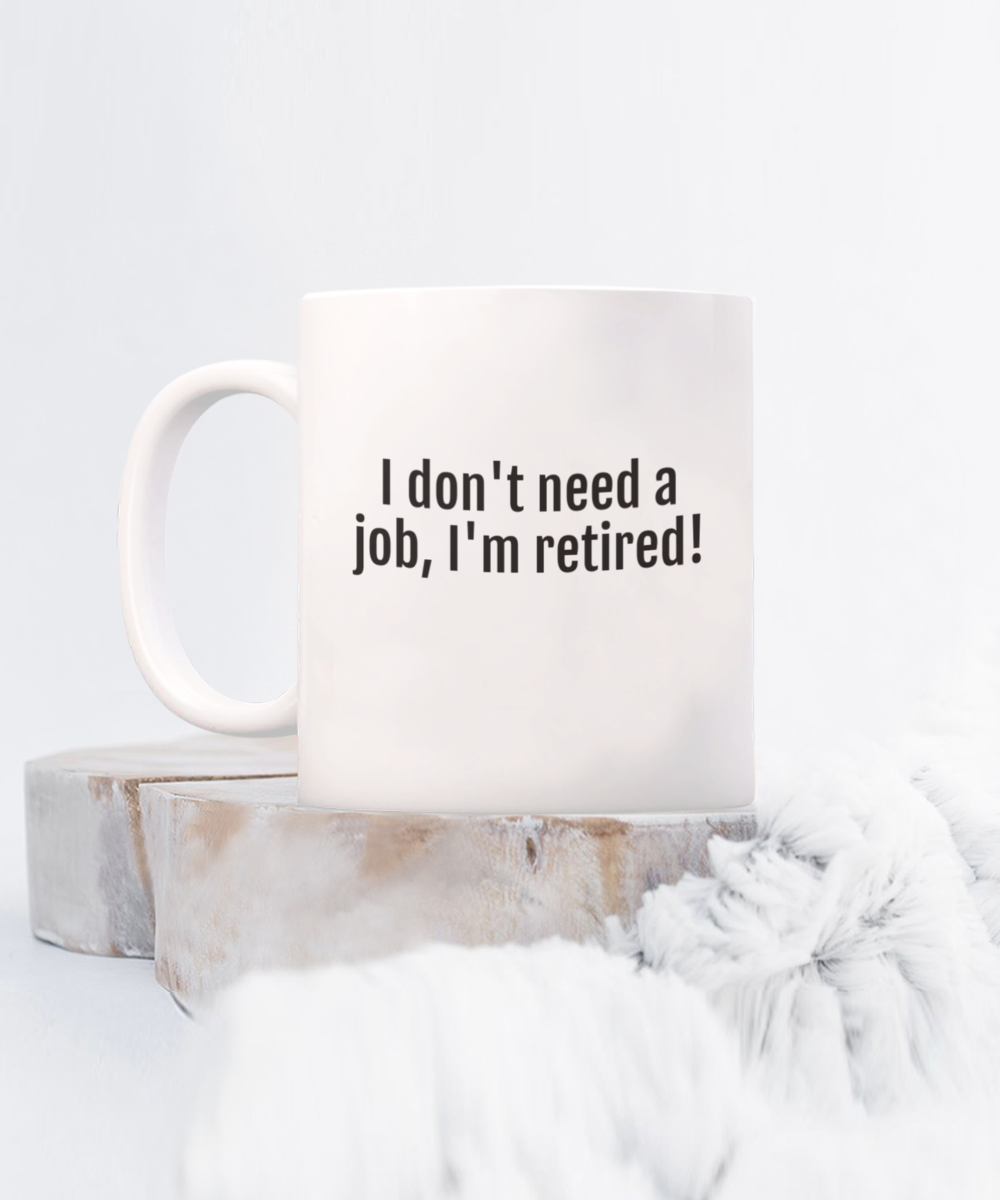 Cheers to Retirement:  Durable & Humorous Mugs for the Perfect Send-Off!