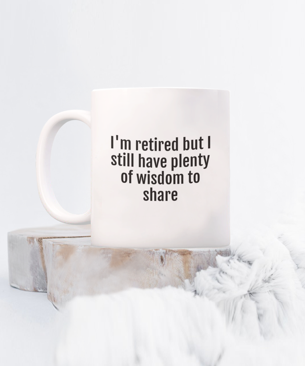 Cheers to Retirement:  Durable & Humorous Mugs for the Perfect Send-Off!