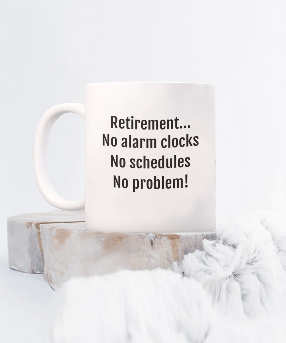 Cheers to Retirement:  Durable & Humorous Mugs for the Perfect Send-Off!