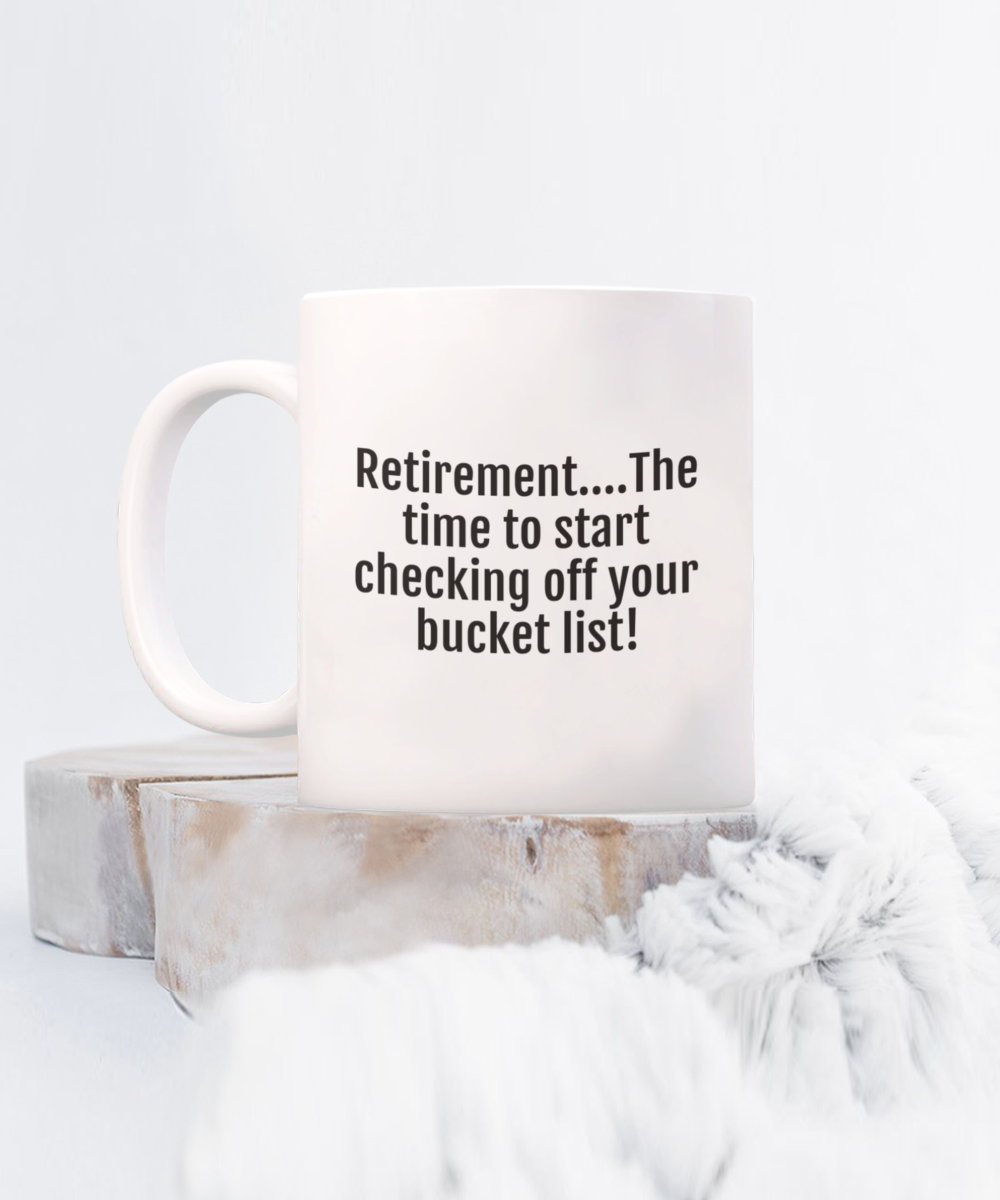 Cheers to Retirement:  Durable & Humorous Mugs for the Perfect Send-Off!