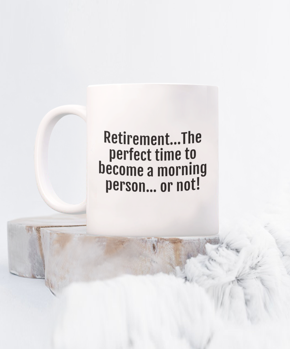 Cheers to Retirement:  Durable & Humorous Mugs for the Perfect Send-Off!