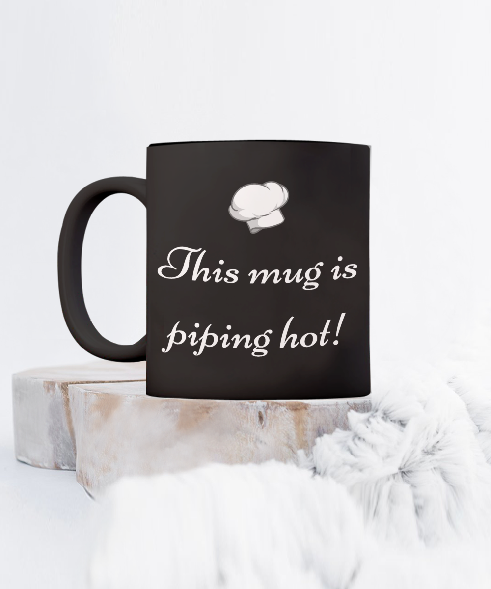 Start Your Morning with a Smile:  Discover Our Chef-Inspired Humorous Mugs!