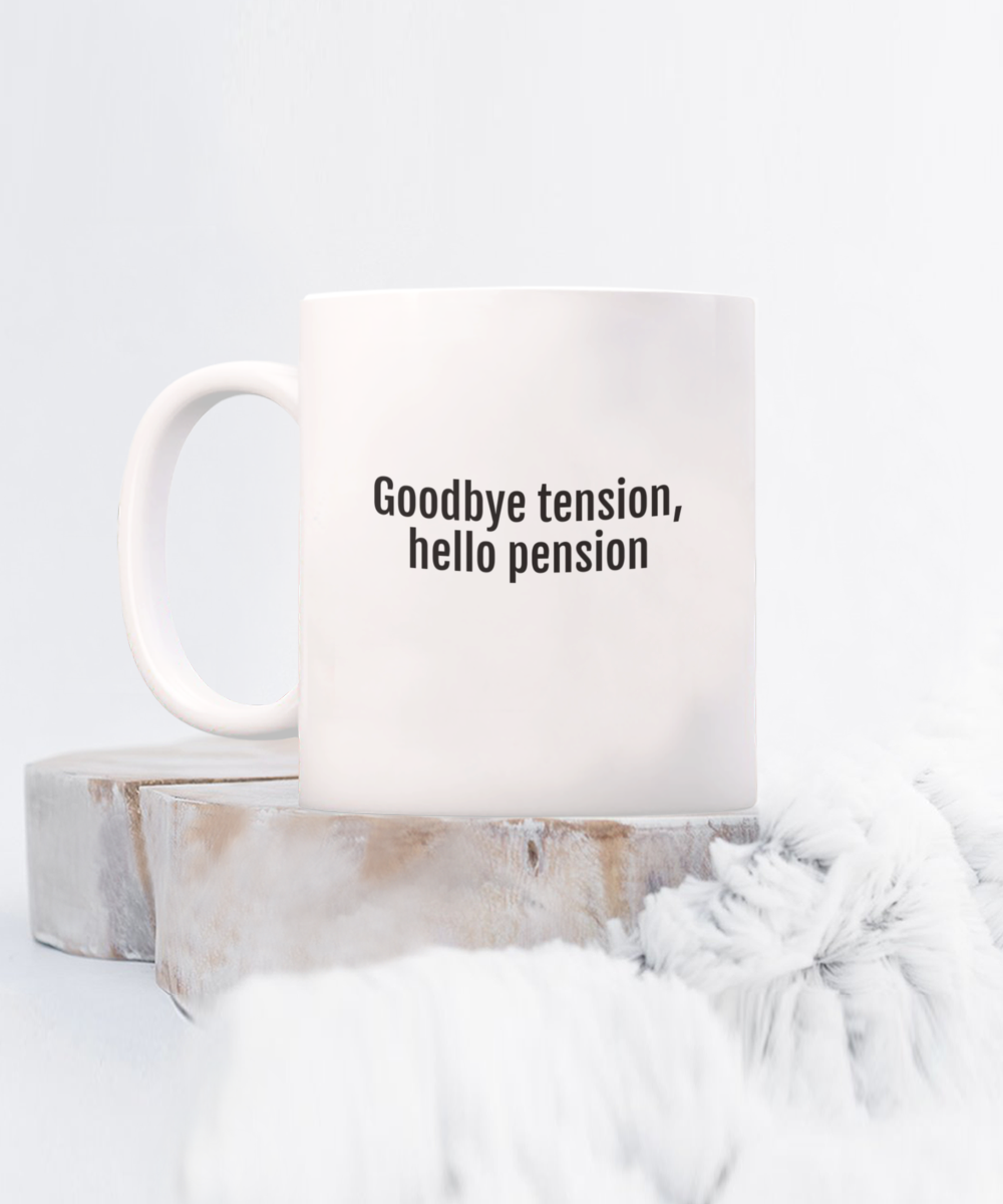 Cheers to Retirement:  Durable & Humorous Mugs for the Perfect Send-Off!