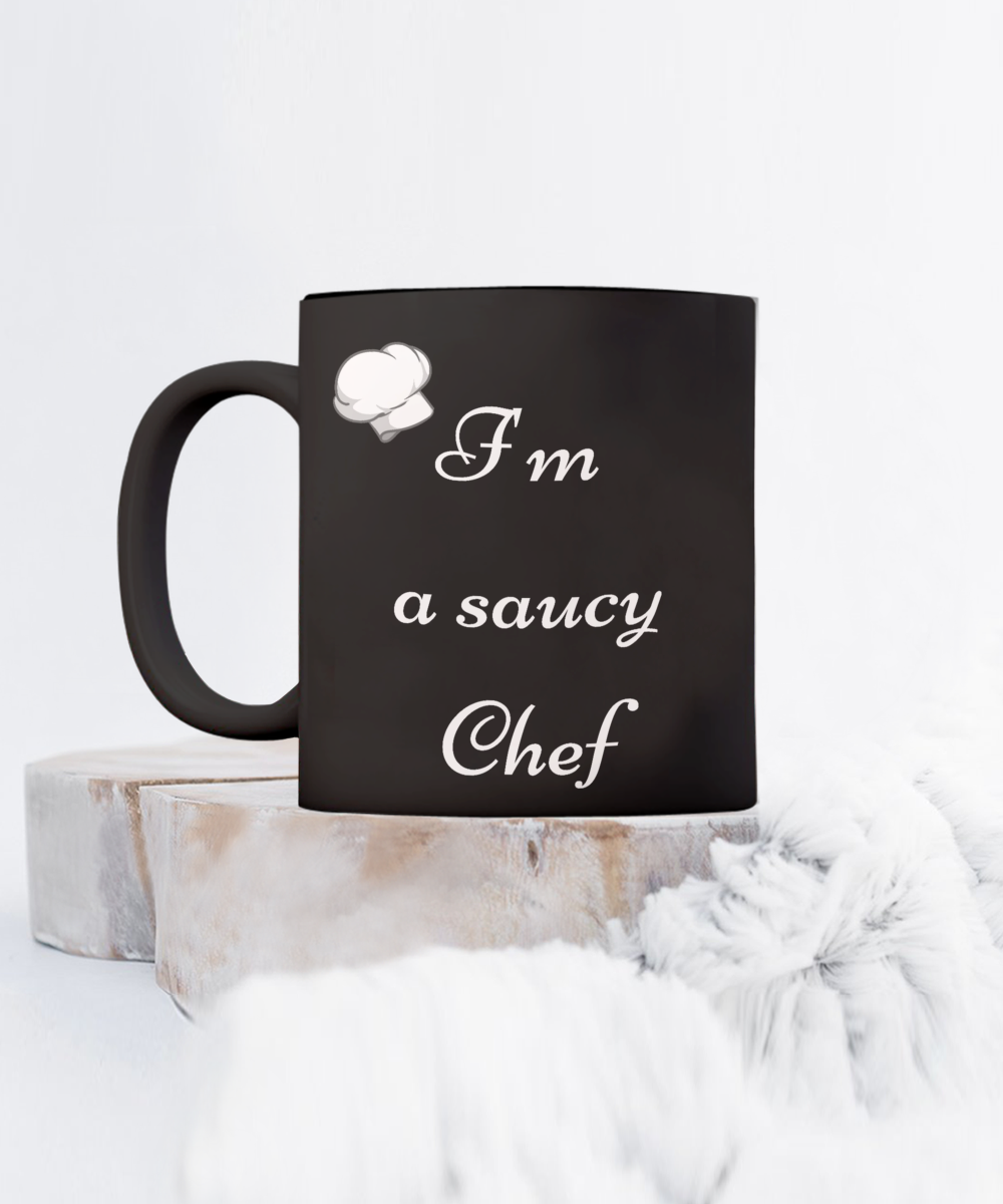 Start Your Morning with a Smile:  Discover Our Chef-Inspired Humorous Mugs!