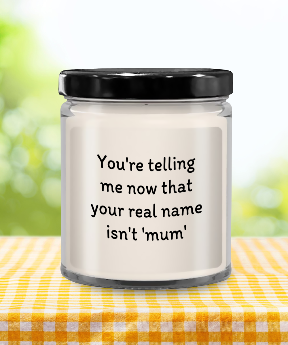 Mom's Laughter Light - Humorous Mother's Day Candle